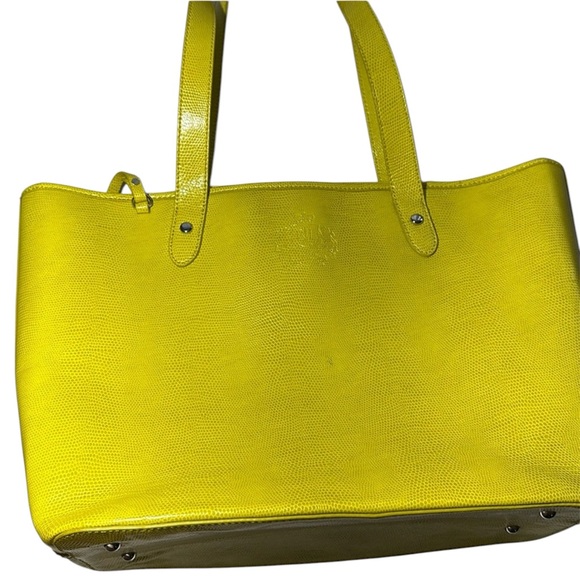 Ralph Lauren Yellow Tote Bag - Picture 3 of 13
